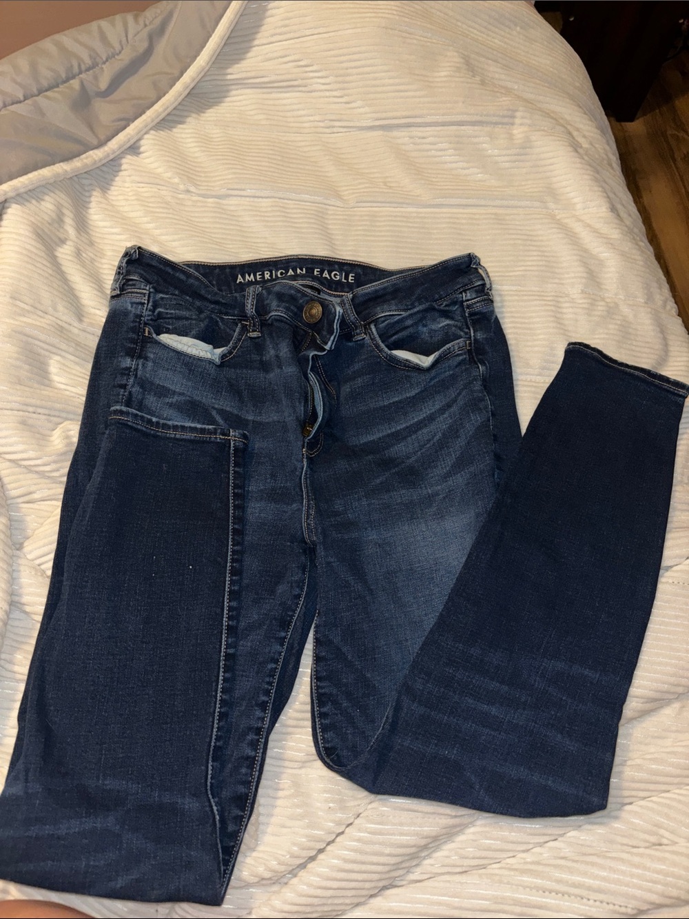 American Eagle Outfitters Women's Dark Wash Skinny Jeans